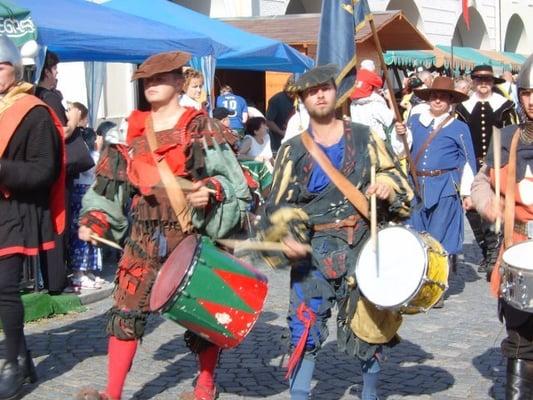 Colorful parade in the Czech Republic