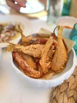 Crispy Small Fishes (coriander, calabrian Chiles)