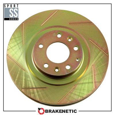 Brakenetic Sport SS Series Slotted Brake Rotors