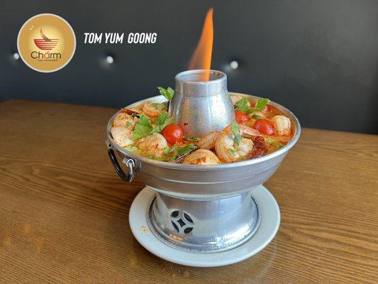 Shrimp Volcano Hot Pot (Tom Yum Goong)