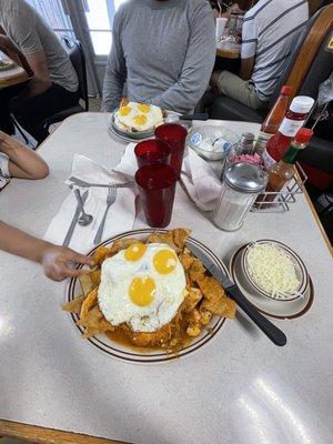 Chilaquiles with Chicken