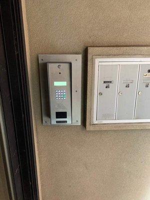 Phone entry system intercom