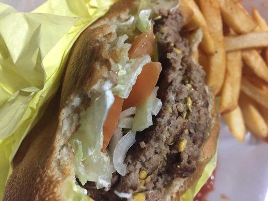 The "Special" comes with fries and a drink. A Very satisfying burger!