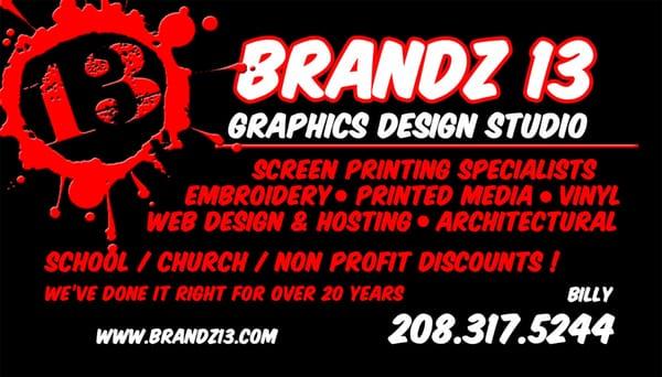 Printed Apparel, Graphics Design, Web Hosting and apps. Over 25 years exp.