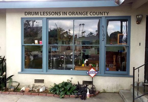 Front of Drum Lessons in Orange County