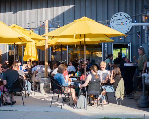 There's room for everyone on the patio!