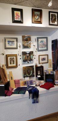 One of our cubbies with a variety of gifts and art for you to enjoy.