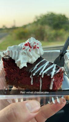 Red velvet cheesecake