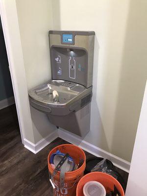 Filtered water bottle filler