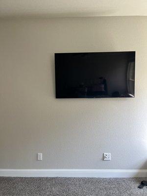 Bedroom flat mount