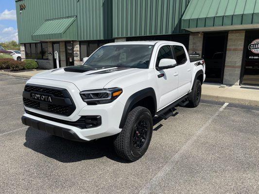 2021 Toyota Tacoma after PPF and nine year ceramic