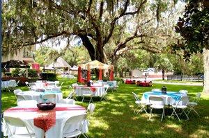 Reception on the lawn