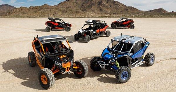 CanAm Maverick X3 lineup and Defender lineup