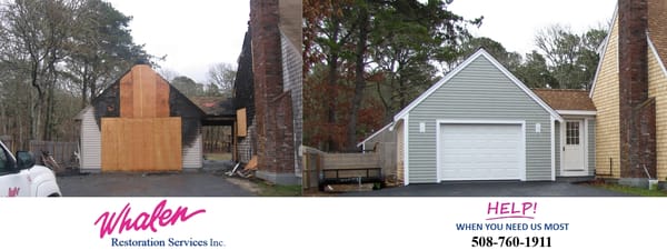 A fire damaged a garage and side of a house. It turned out to be a stunning restoration. See a video on our YouTube channel!