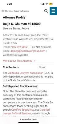 Attorney info.