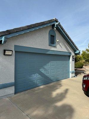 Multi Color home, Full Exterior also detached workshop garage, iron, perimeter wall