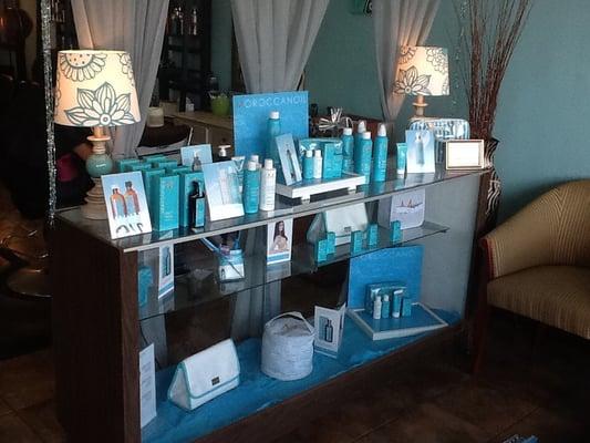 Now offering a full line of Moroccanoil products