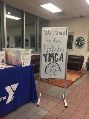 November 18, 2016; Ric Nuber YMCA - Memphis TN