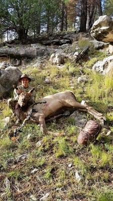 After harvesting this cow, My son and I went to see Dennis at Coconino Game Processing!