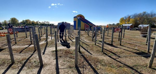 Small maze (not the corn maze advertised)