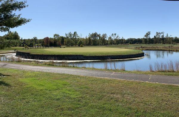 Island Green at Hole 6