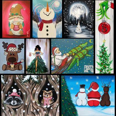 See our Upcoming Holiday Painting Events!