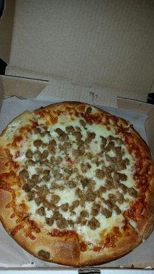 Sausage pizza