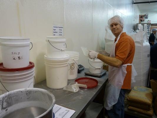 Canning for Houston Food bank.