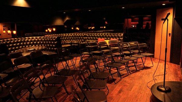 The Armory Club is a perfect intimate venue for stand up comedy