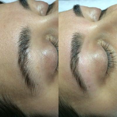 Natural and full brow done by Taylor at The Beauty Lab