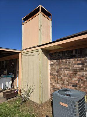 Repair trim on siding