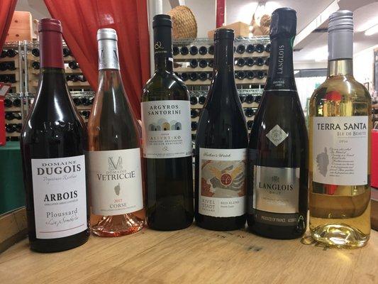 Wines from near and far.