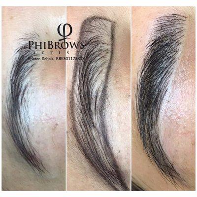 Microblading plus shading