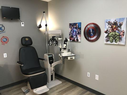 Child-friendly exam room