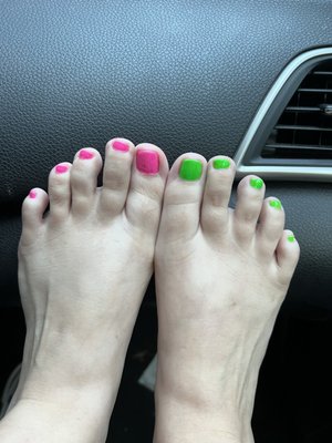 Deluxe pedicure