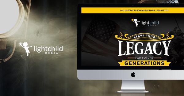 Lightchild Media Website Design by Rebel Ape