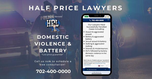 Expert, affordable legal defense - domestic violence & battery cases. Protection orders, assault, battery, felonies, misdemeanors and more!