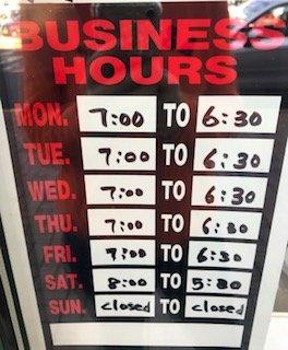 Business Hours