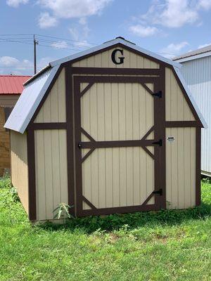 8x12 Barn - $2,475.oo plus tax!
 Portable Building - Graceland Buildings
 FREE delivery within 50 miles of our location!