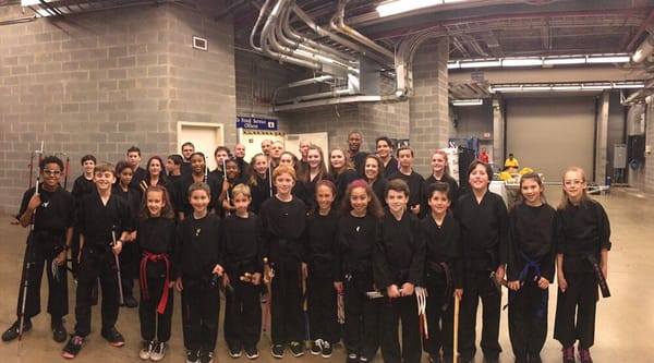 Our Demonstration Team performed at the Harlem Globetrotter Half Time Show.