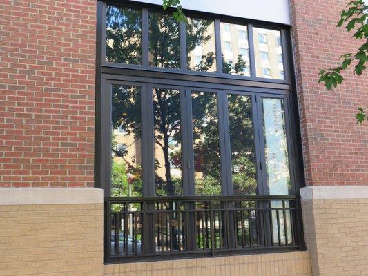 Aluminum Bi-Fold Door - Closed