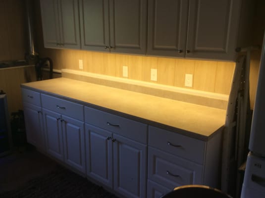 LED Task lighting can make a dark area "shine"