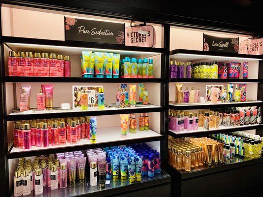 Body products by the cash area.