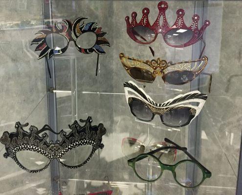 Masquerade winged frame collection.