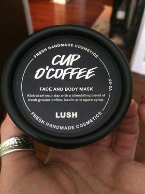 This face and body mask is great coffee really stimulates your skin great for tightening the skin on legs and arms.