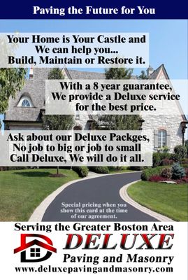 deluxe paving and masonry