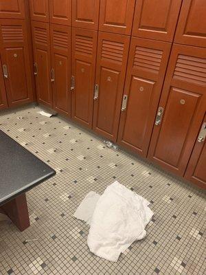 Men's locker room