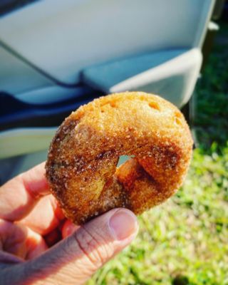 fresh cider donut. gahhh so good.(and I don't have a sweet tooth!)