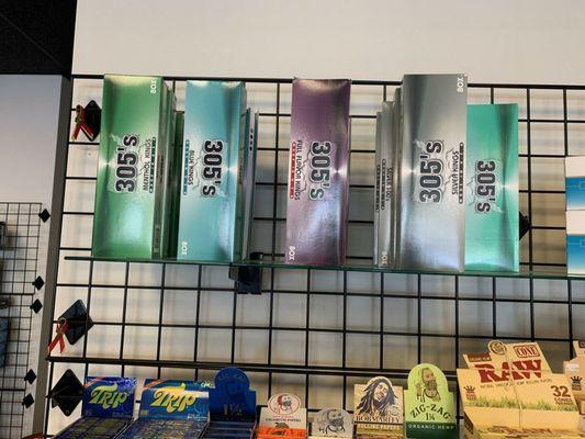 We now carry 305 cigarettes