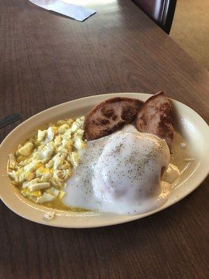 $7 breakfast bar includes 2 eggs the way you like and a endless cup of coffee. Wow!!!!I